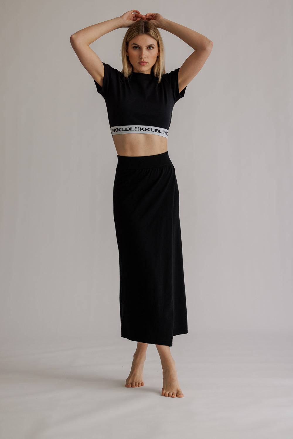 Karo Kauer Rib Top Basic Black Riesige Ersparnisse