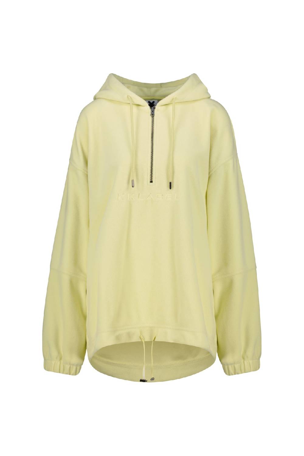 Karo Kauer Zipped Fleece Light Yellow Letzter Tag