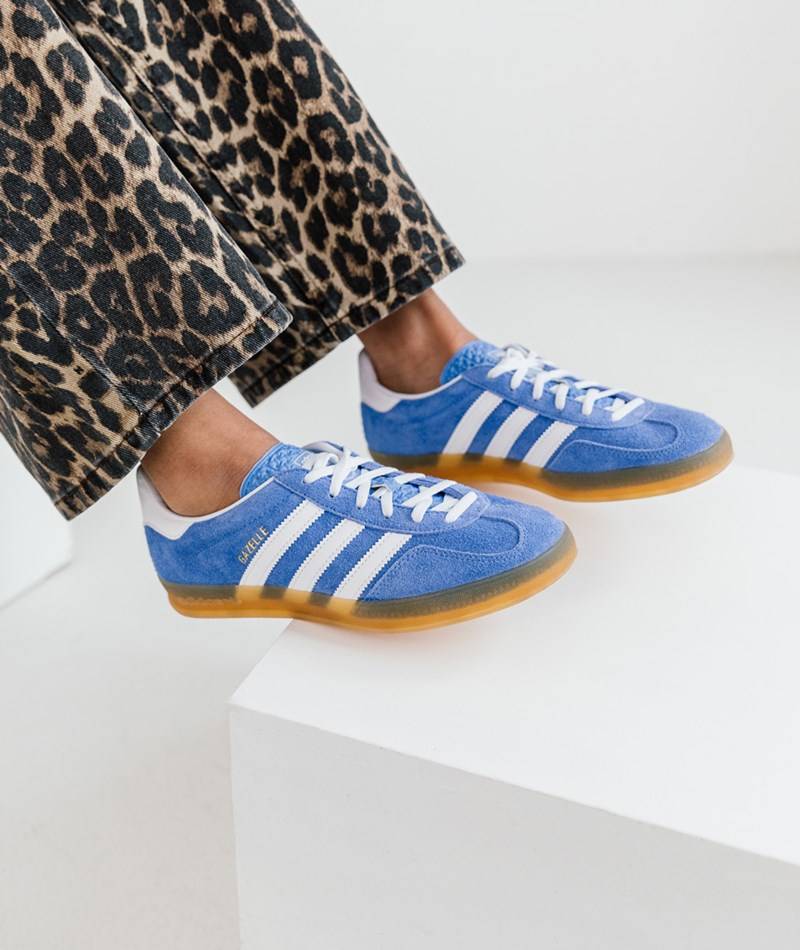 Kauf Dich Glücklich ADIDAS Gazelle Indoor Sneaker Blau Zeitlich begrenztes Angebot