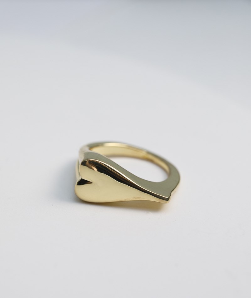 Kauf Dich Glücklich AVEC TOUS Ring Herz Gold