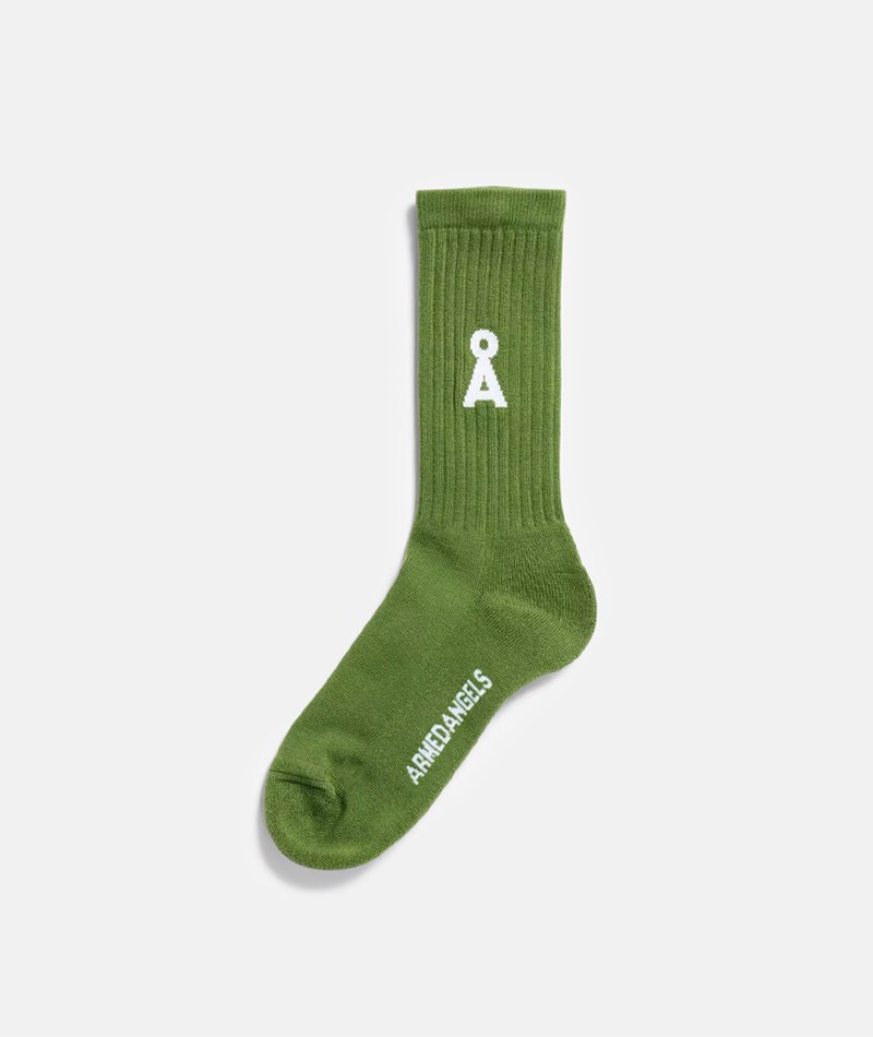 Kauf Dich Glücklich ARMEDANGELS Saamus Bold Socken (Gr. 35-42) Grün