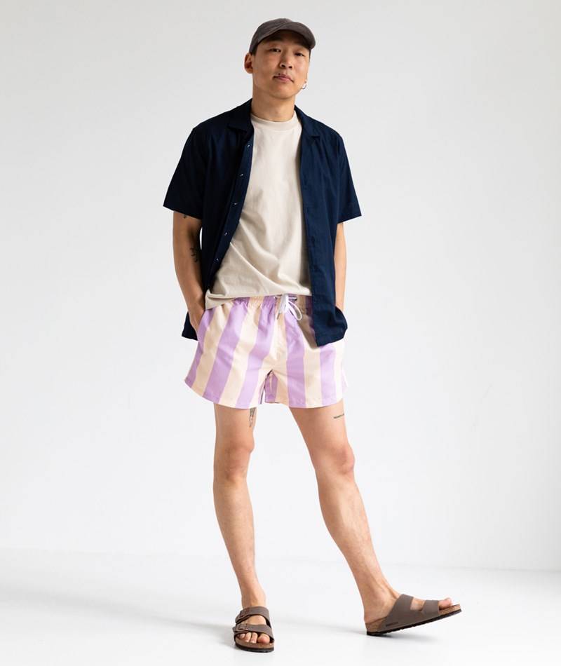 Kauf Dich Glücklich ON VACATION Stripe Badehose gestreift Discount Store für neue Produkte
