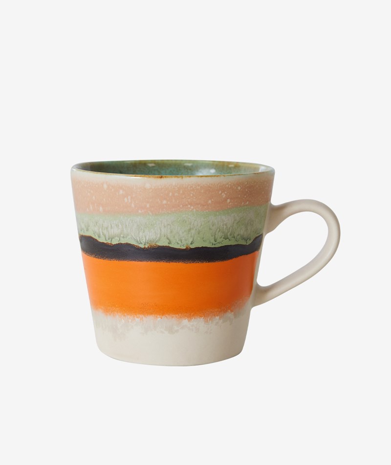 Kauf Dich Glücklich HKLIVING 70s Ceramics Cappuccino Tasse mehrfarbig