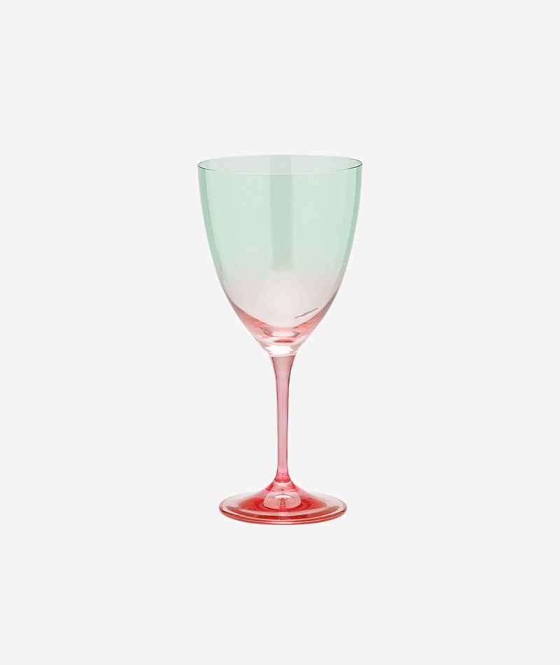 Kauf Dich Glücklich ANNA + NINA Faded Wine Glas mehrfarbig