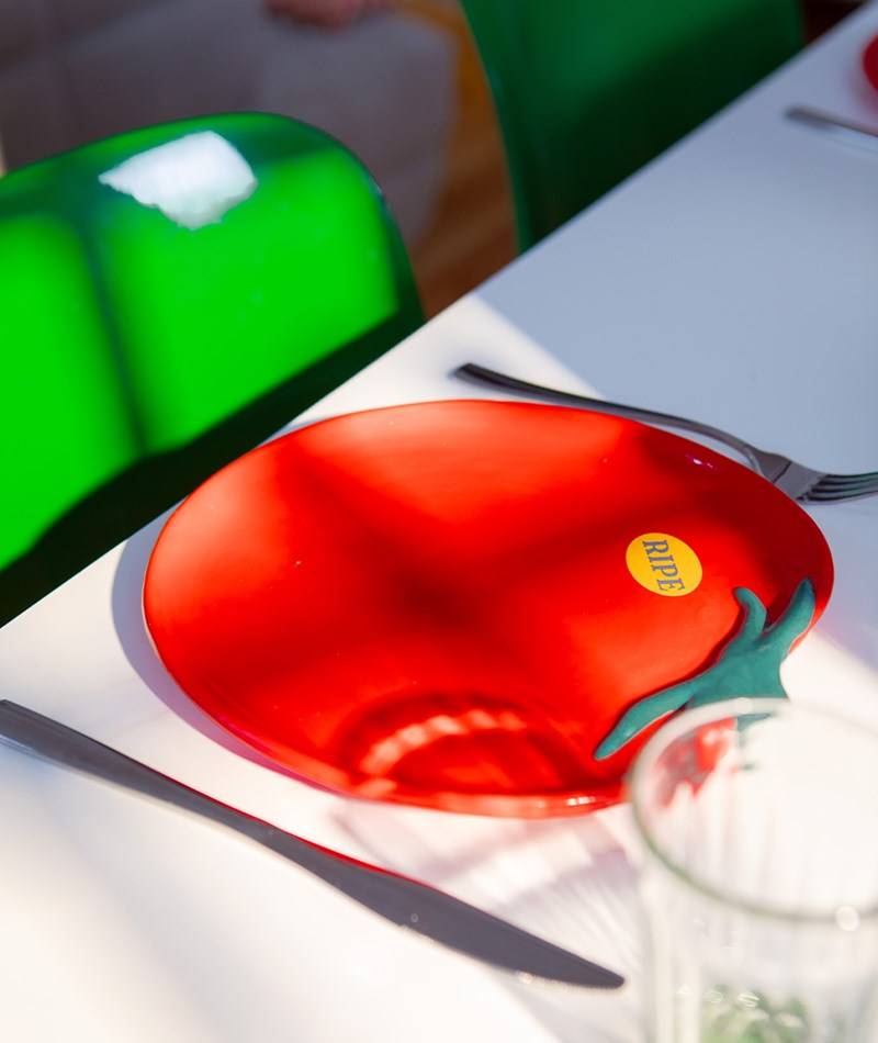 Kauf Dich Glücklich DOIY Tomate Teller Rot Letzter Tag