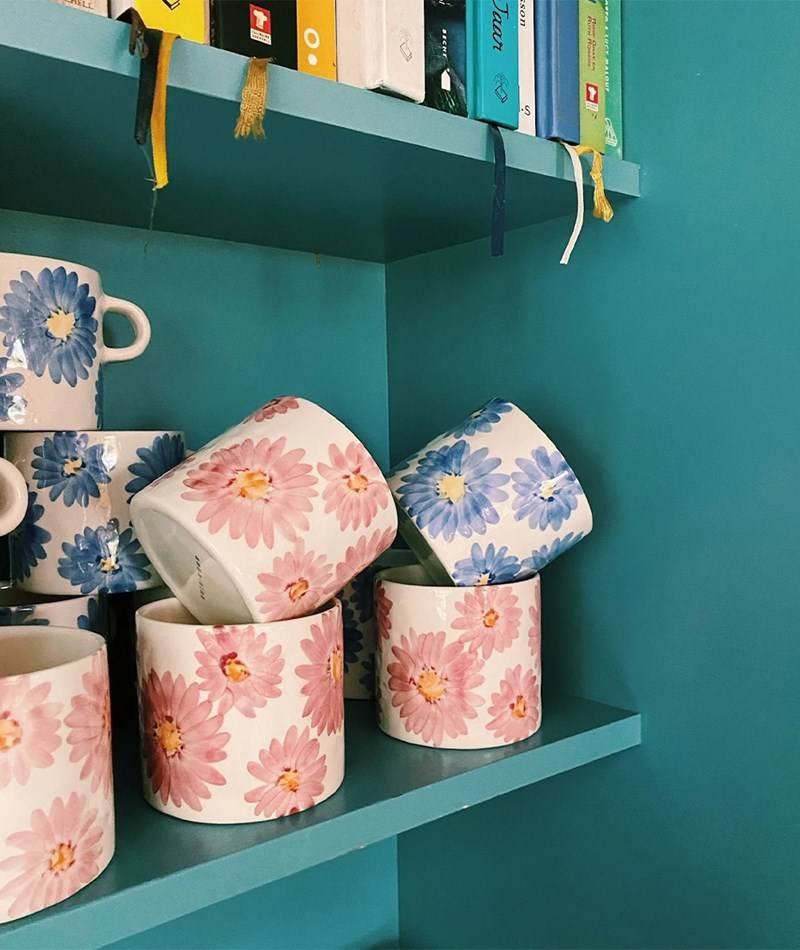 Kauf Dich Glücklich ANNA + NINA Rosegarden Tasse Rosa geblümt Bis zu 50% Rabatt