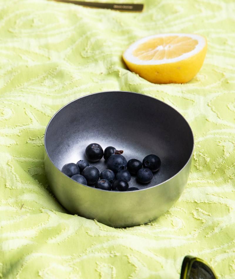 Kauf Dich Glücklich FERM LIVING Tumbled Schale Silber Kostenloser Versand international