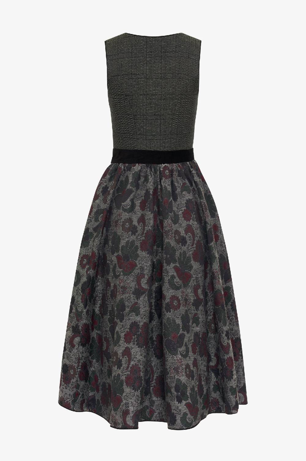 Kinga Mathe Dirndl Lausanne in Olive Sonderangebot der Fabrik