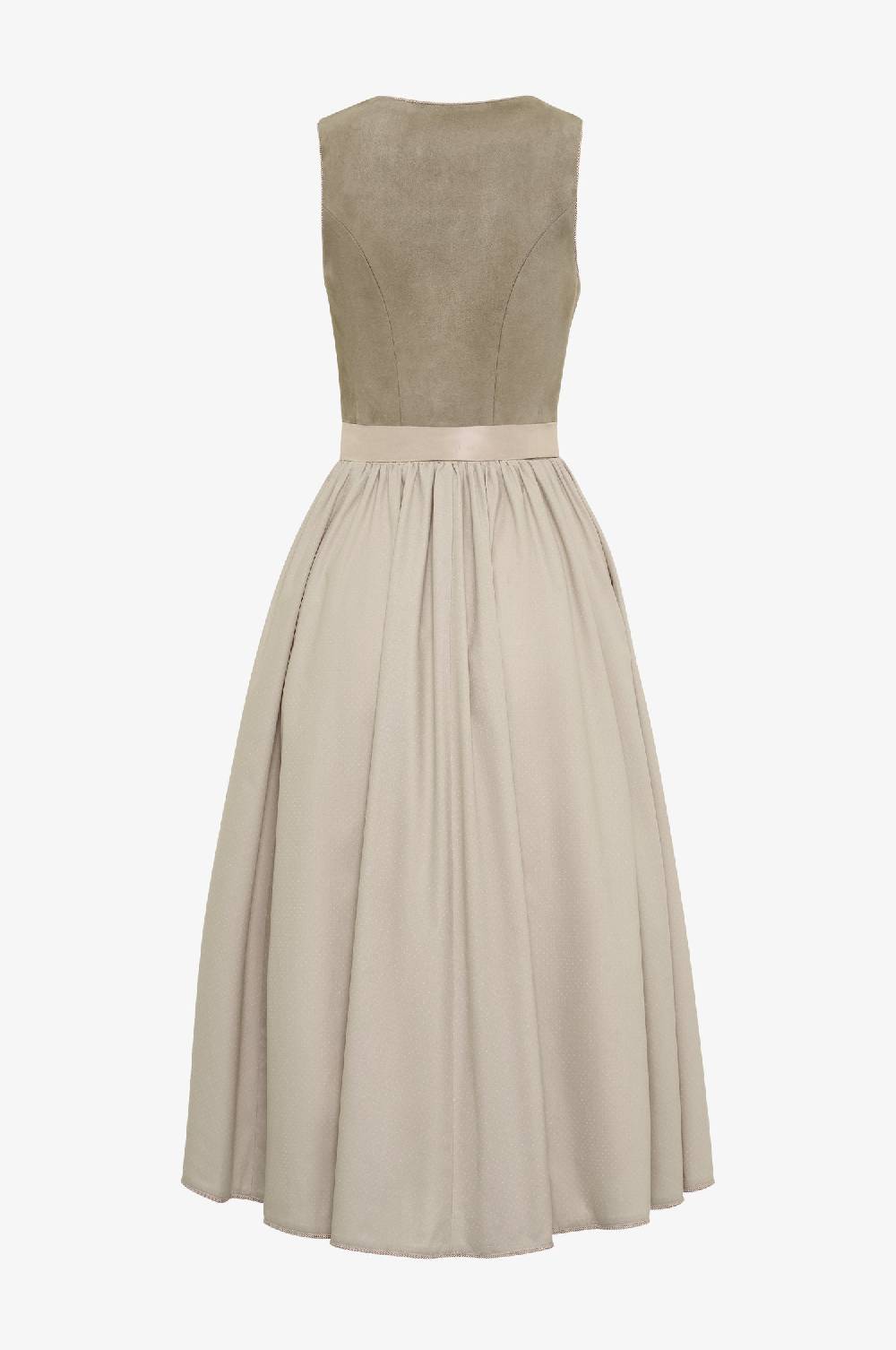 Kinga Mathe Lederdirndl Forst in taupe Verkauf