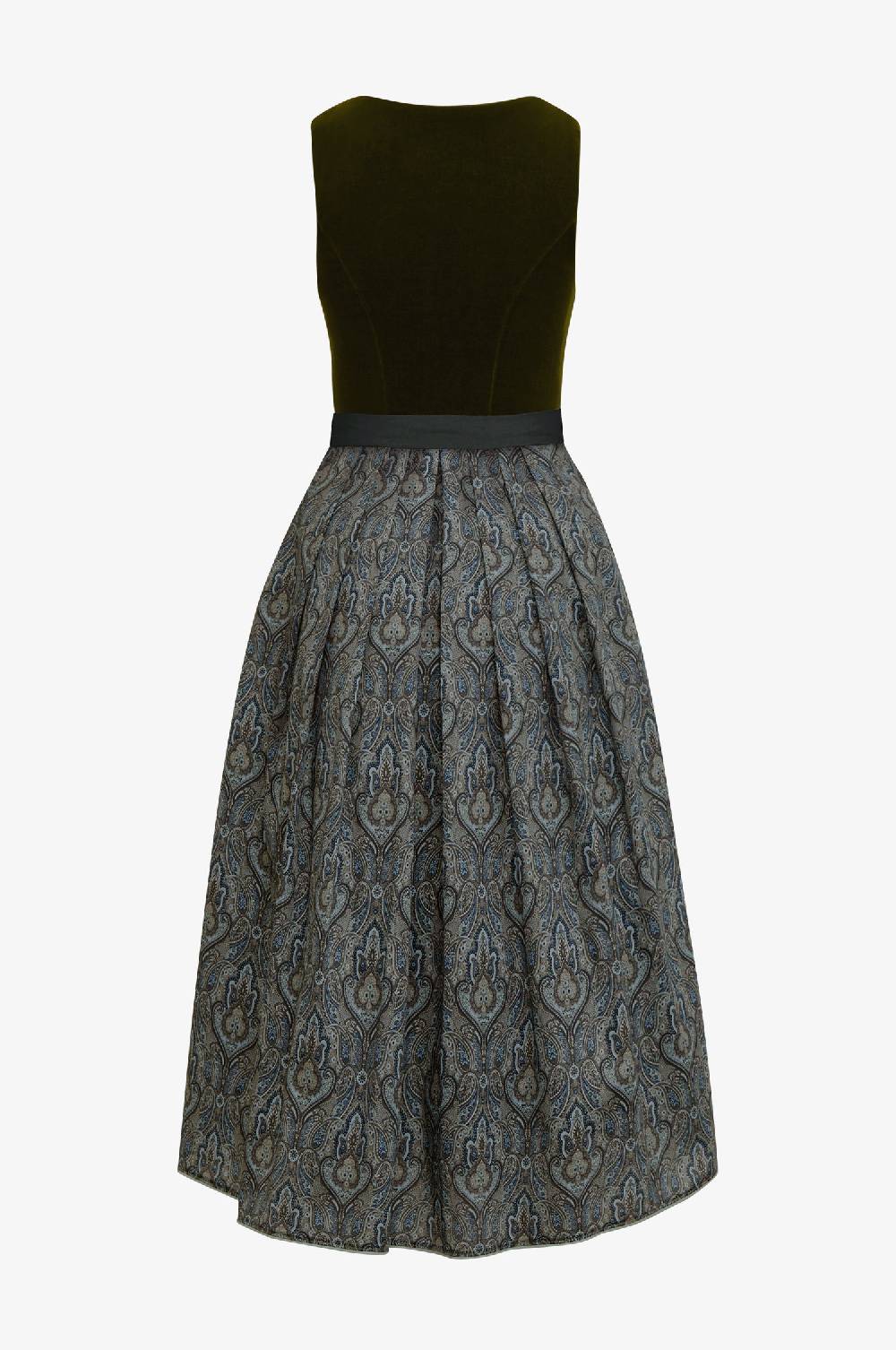 Kinga Mathe Samtdirndl Olivia in olive Weihnachtsangebot