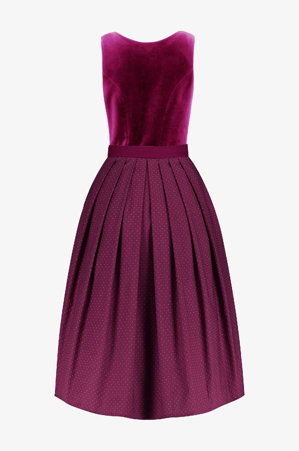 Kinga Mathe Dirndl Alice in Fuchsia IN ZWEI LÄNGEN Exklusive Angebote