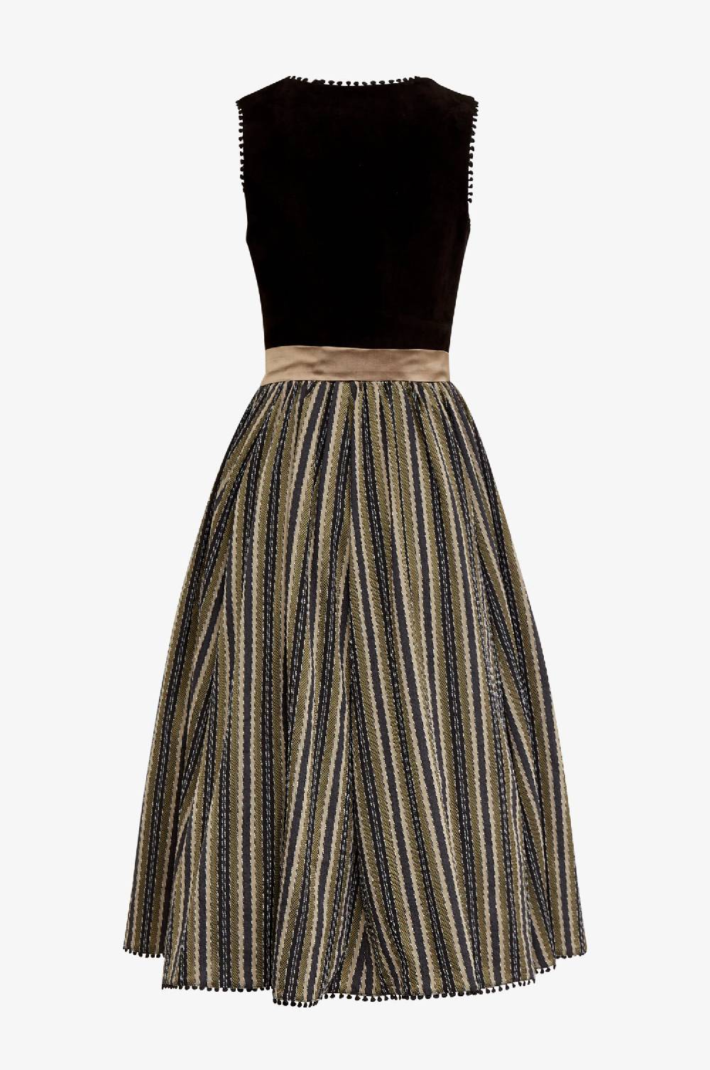 Kinga Mathe Lederdirndl Granada in Schwarz Letzte 2 Tage