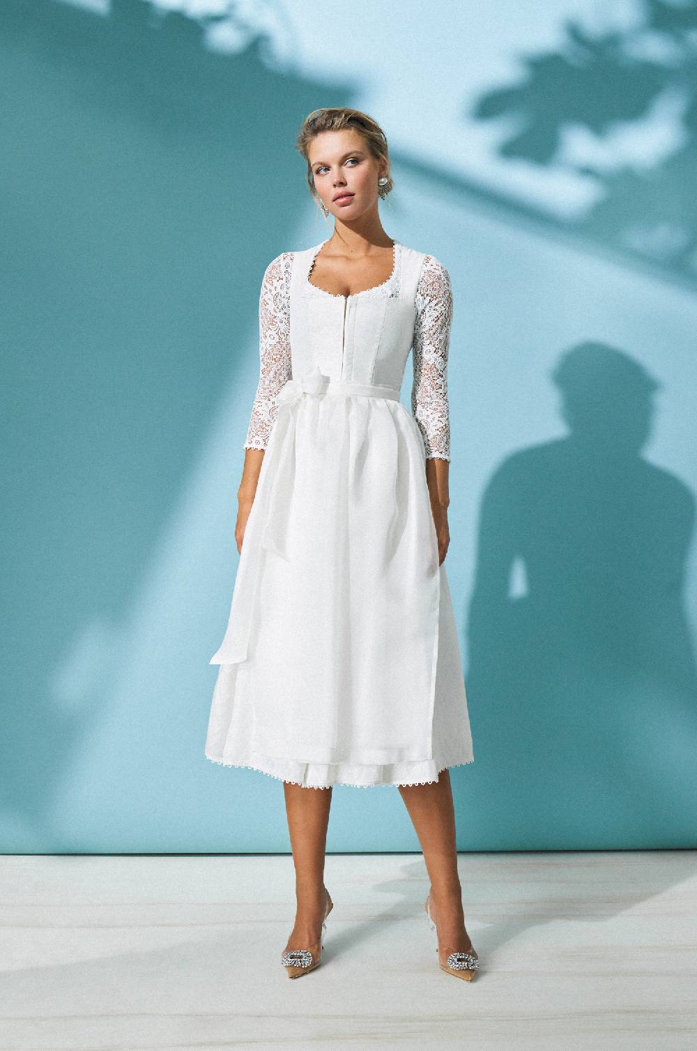 Kinga Mathe Dirndl Genova in Ivory Speichern exportieren