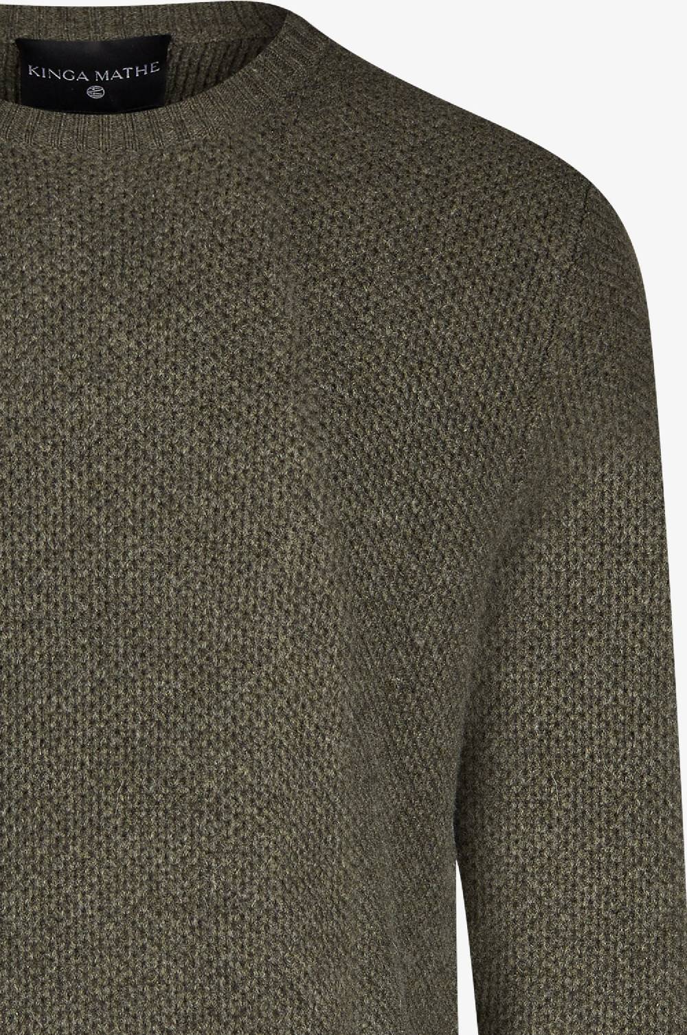 Kinga Mathe Cashmere Pullover Charles in Olive Meist gekauft