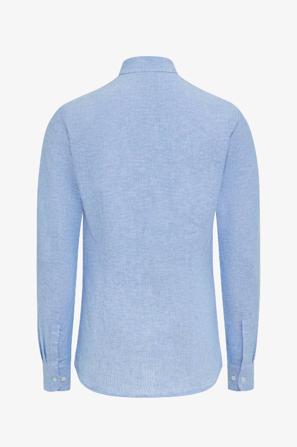 Kinga Mathe Leinenhemd Leo in Blau Cyber Monday