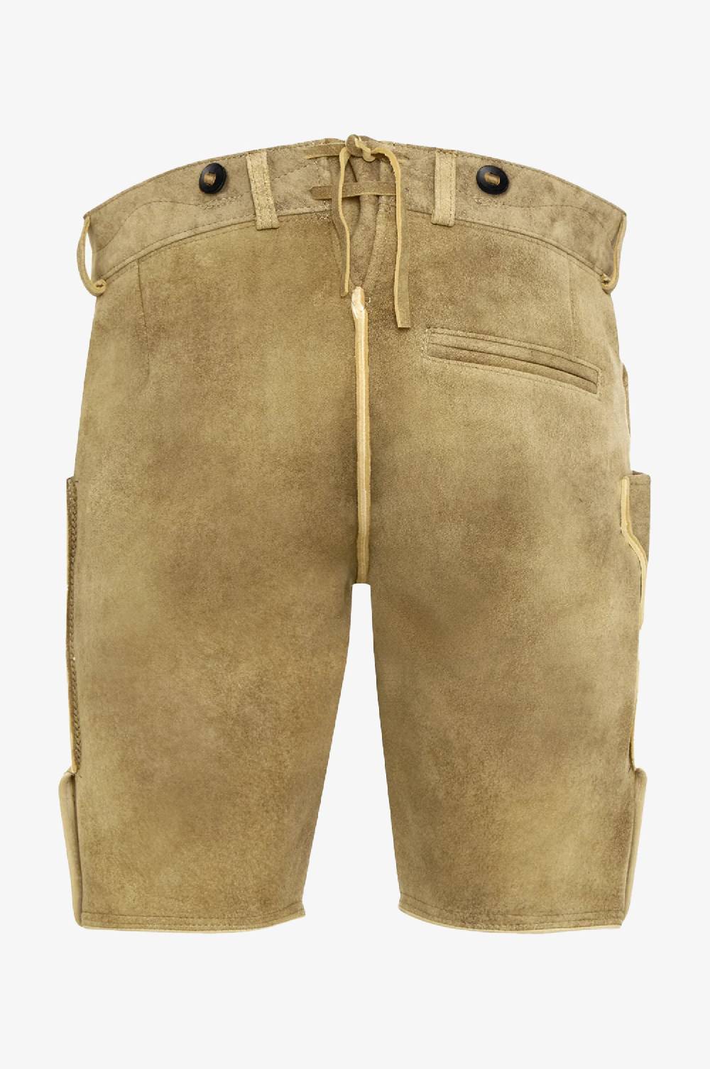 Kinga Mathe Hirsch Lederhose Leopold in Granit Große Rabatte