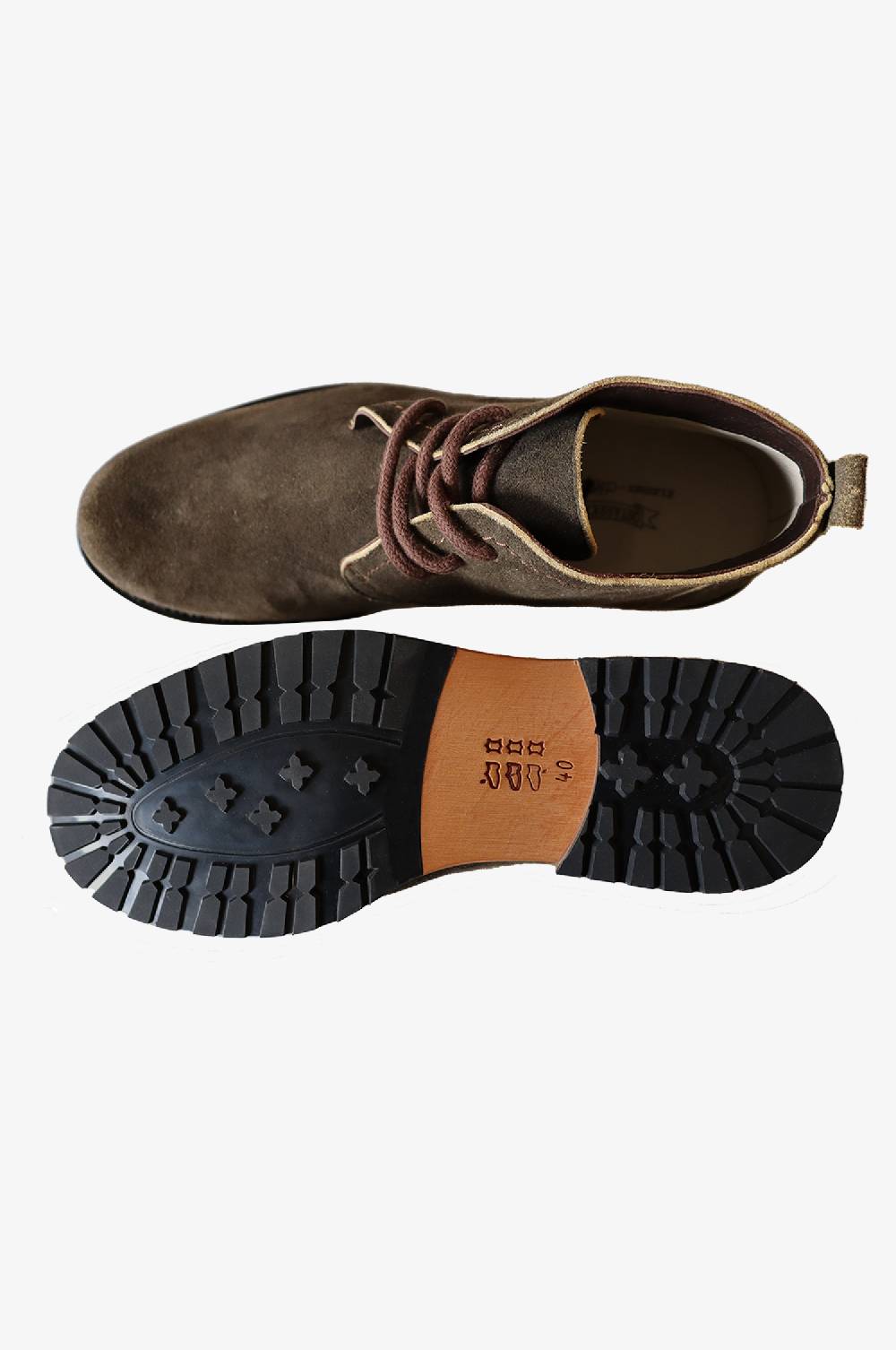 Kinga Mathe Veloursleder Trachtenschuhe in Olive Nur noch ein Tag übrig