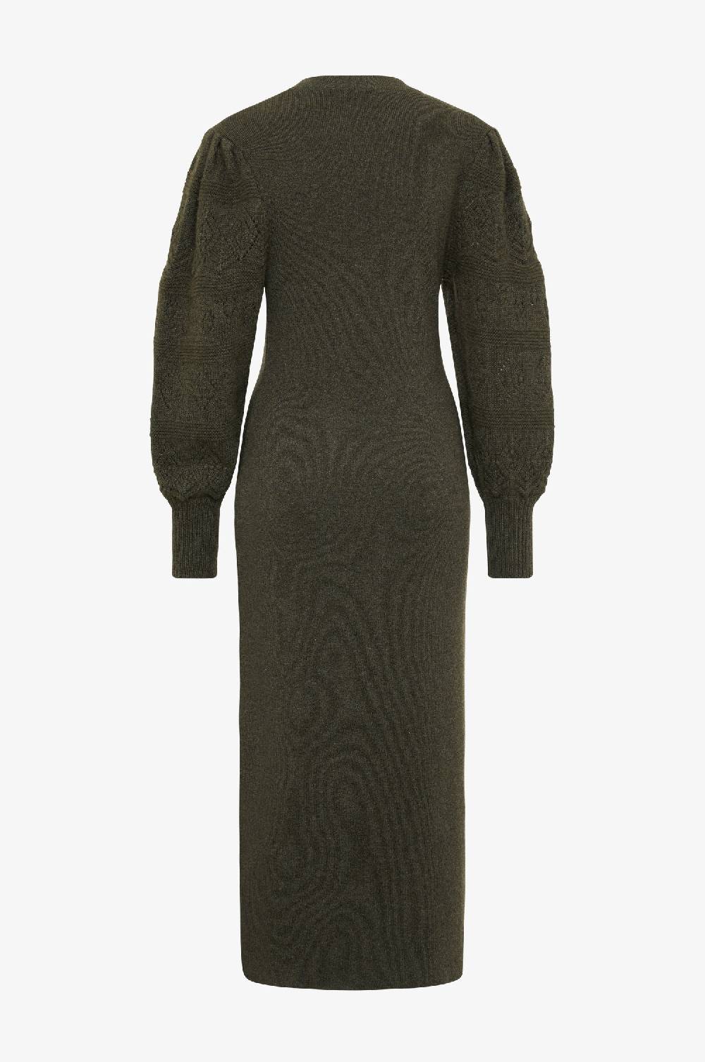 Kinga Mathe Cashmere Strickkleid Leonora in Olive Black Friday Preise