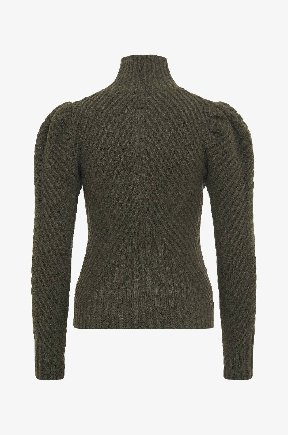 Kinga Mathe Cashmere Pullover Clara in Olive Im Verkauf