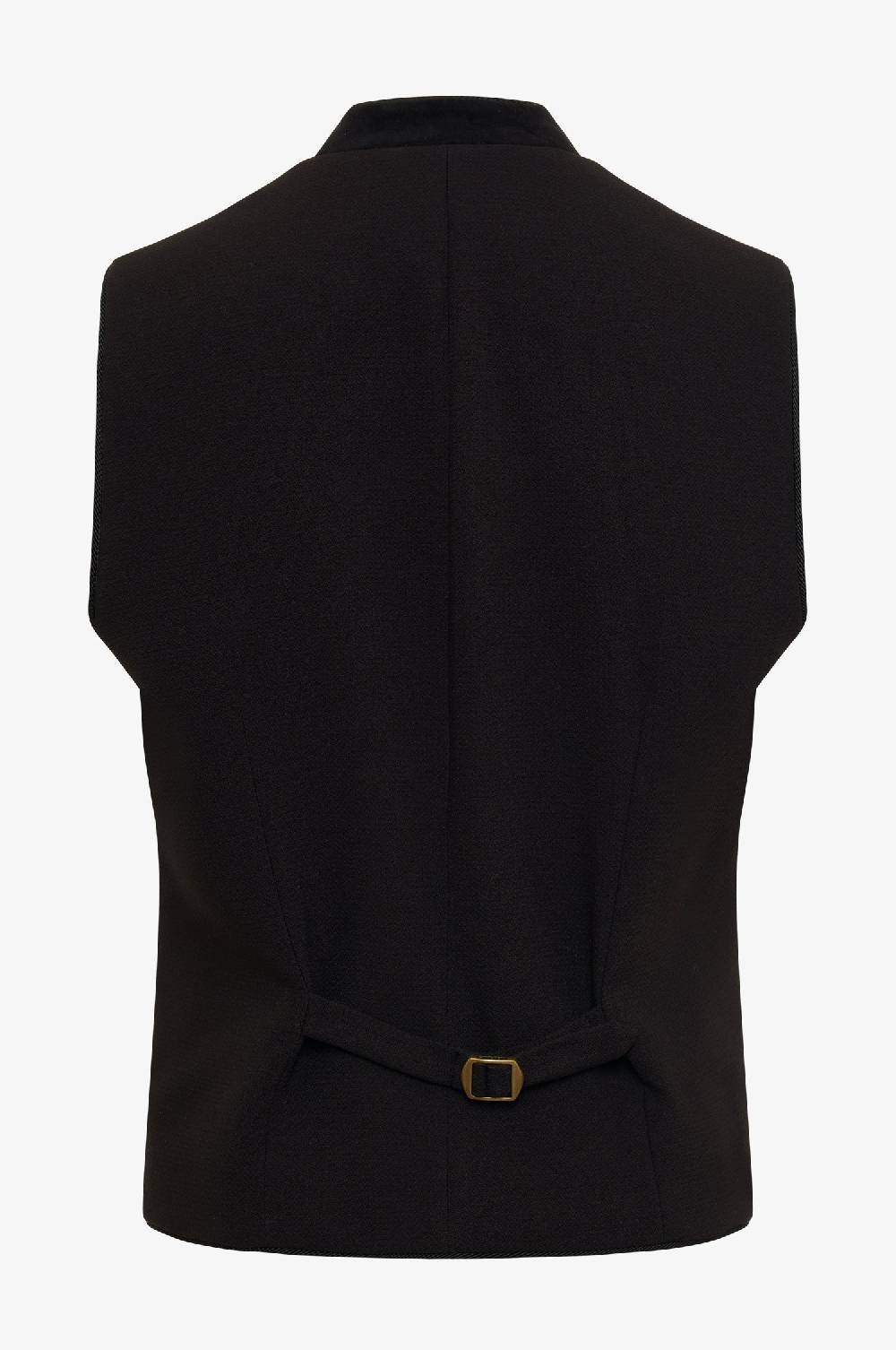 Kinga Mathe Gilet Henry in Schwarz Valentinstagsangebot