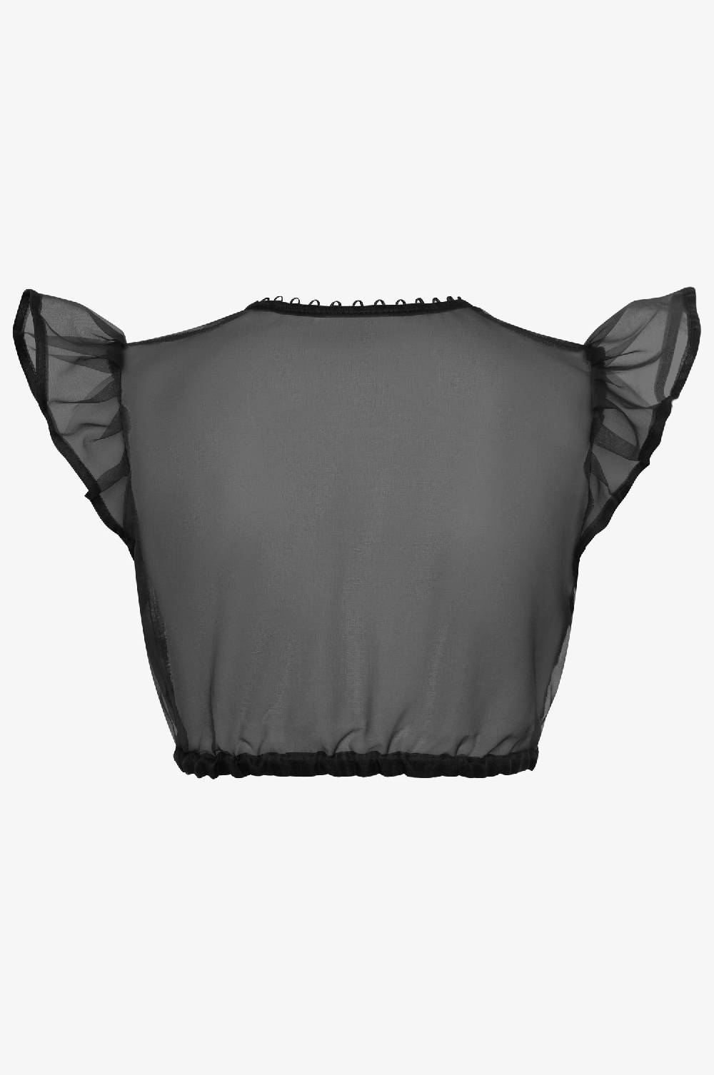 Kinga Mathe Seidenbluse Kiki in Schwarz Fabrikverkauf