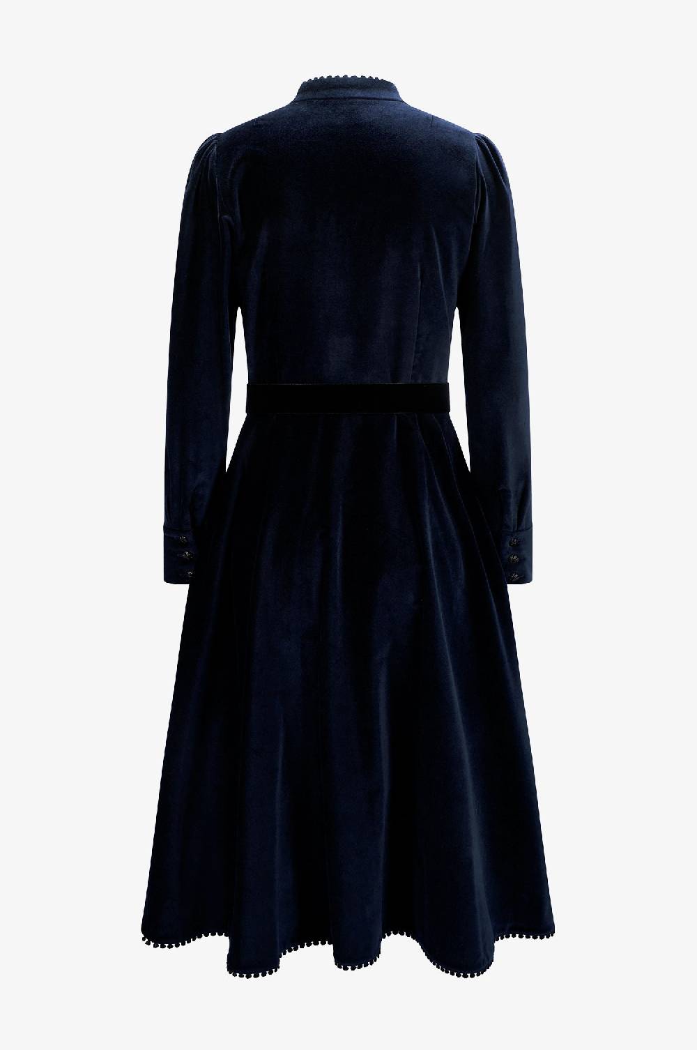 Kinga Mathe Samtkleid Ann in Nachtblau Letzte 3 Tage