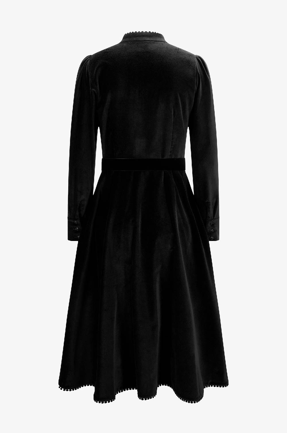 Kinga Mathe Samtkleid Ann in Schwarz JETZT KAUFEN