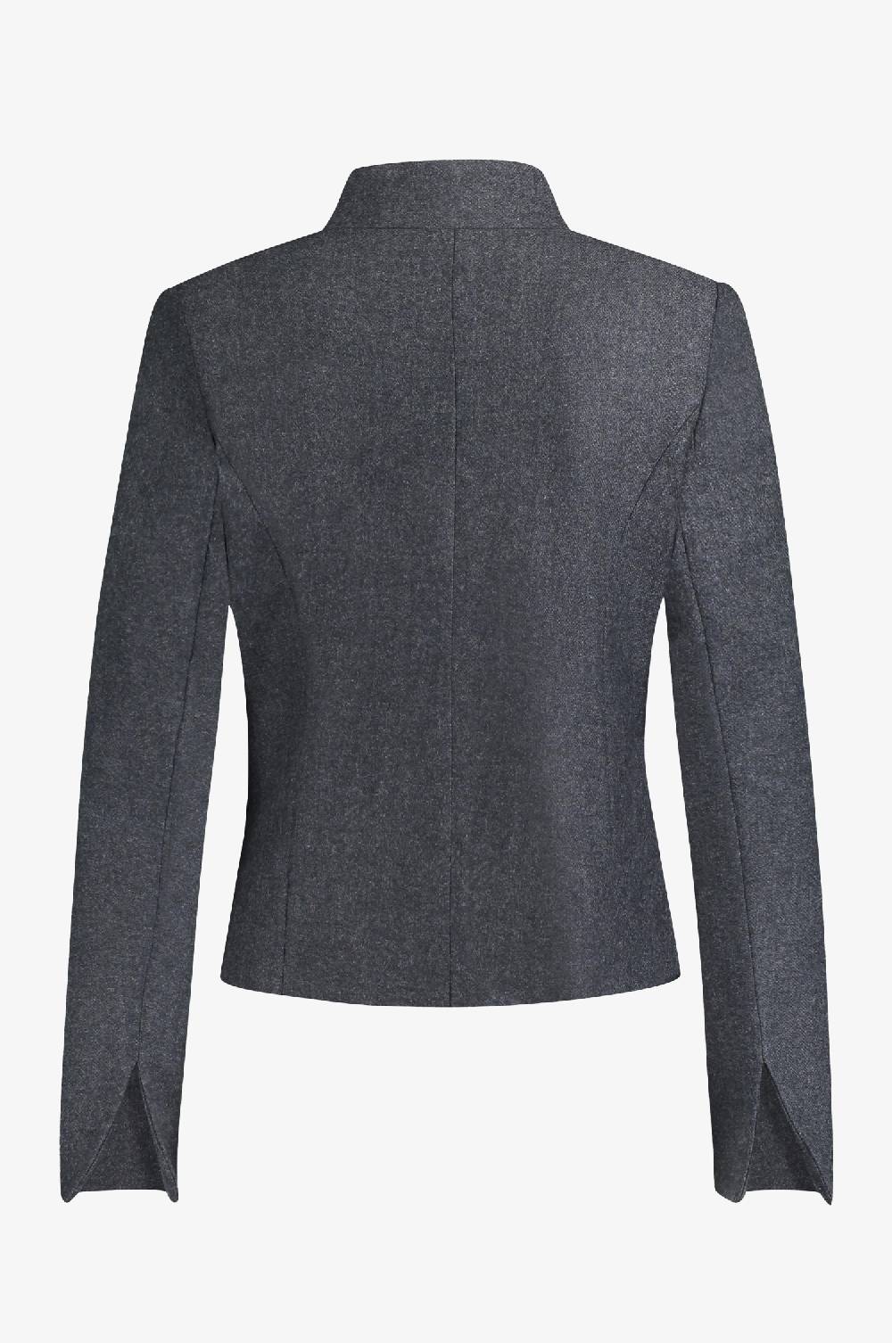 Kinga Mathe Jacke Constanze aus Schurwolle in Anthrazit Kostenloser Versand international