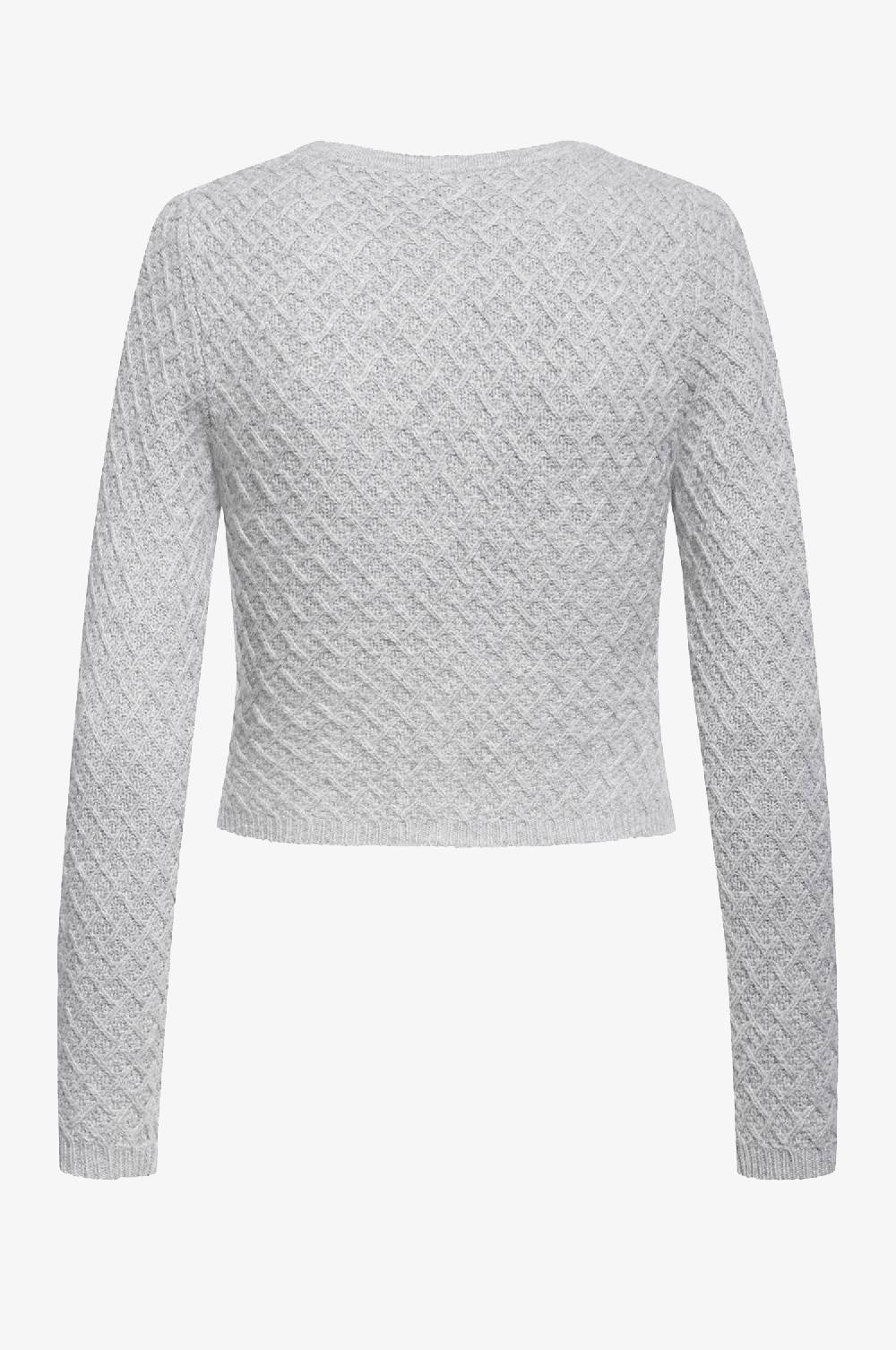 Kinga Mathe Cashmere Strickjacke Flora in Grau zollfrei