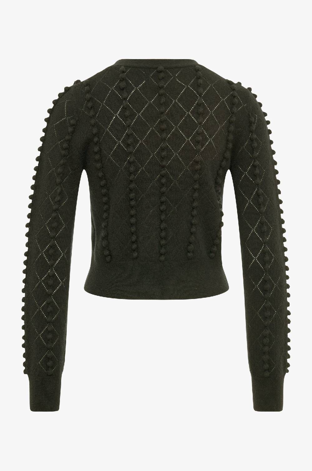 Kinga Mathe Cashmere Strickjacke Amalia in Olive Rabatte dieses Monats