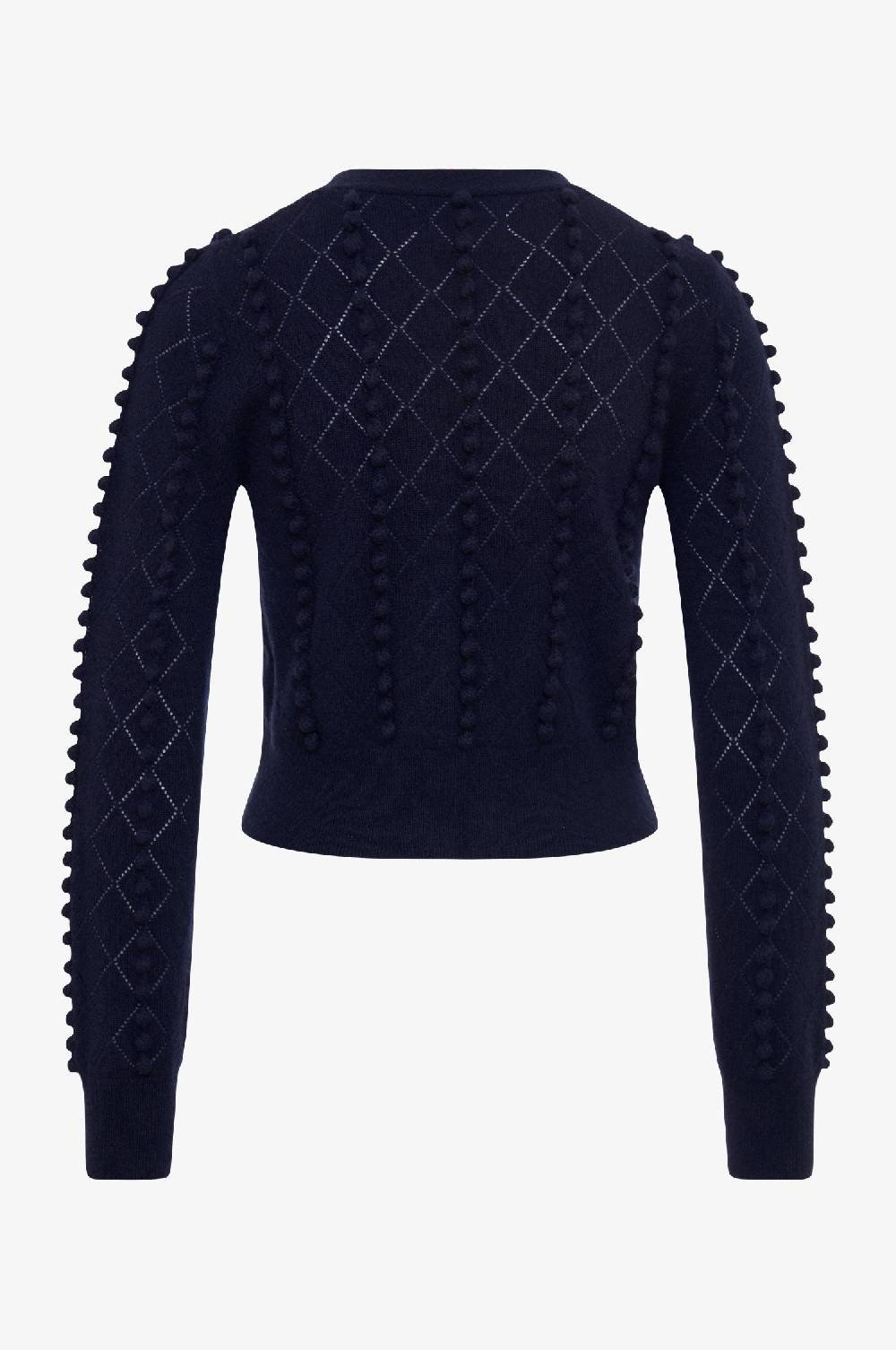 Kinga Mathe Cashmere Strickjacke Amalia in Nachtblau 2025