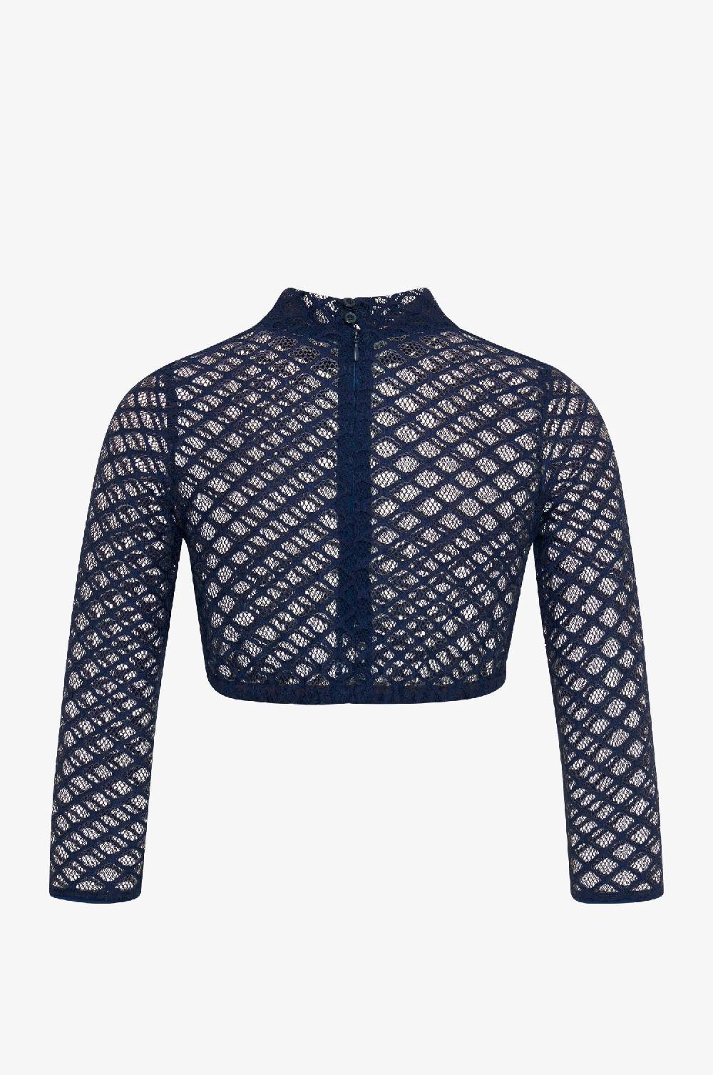 Kinga Mathe Dirndlbluse Inga in Marine Verkauf