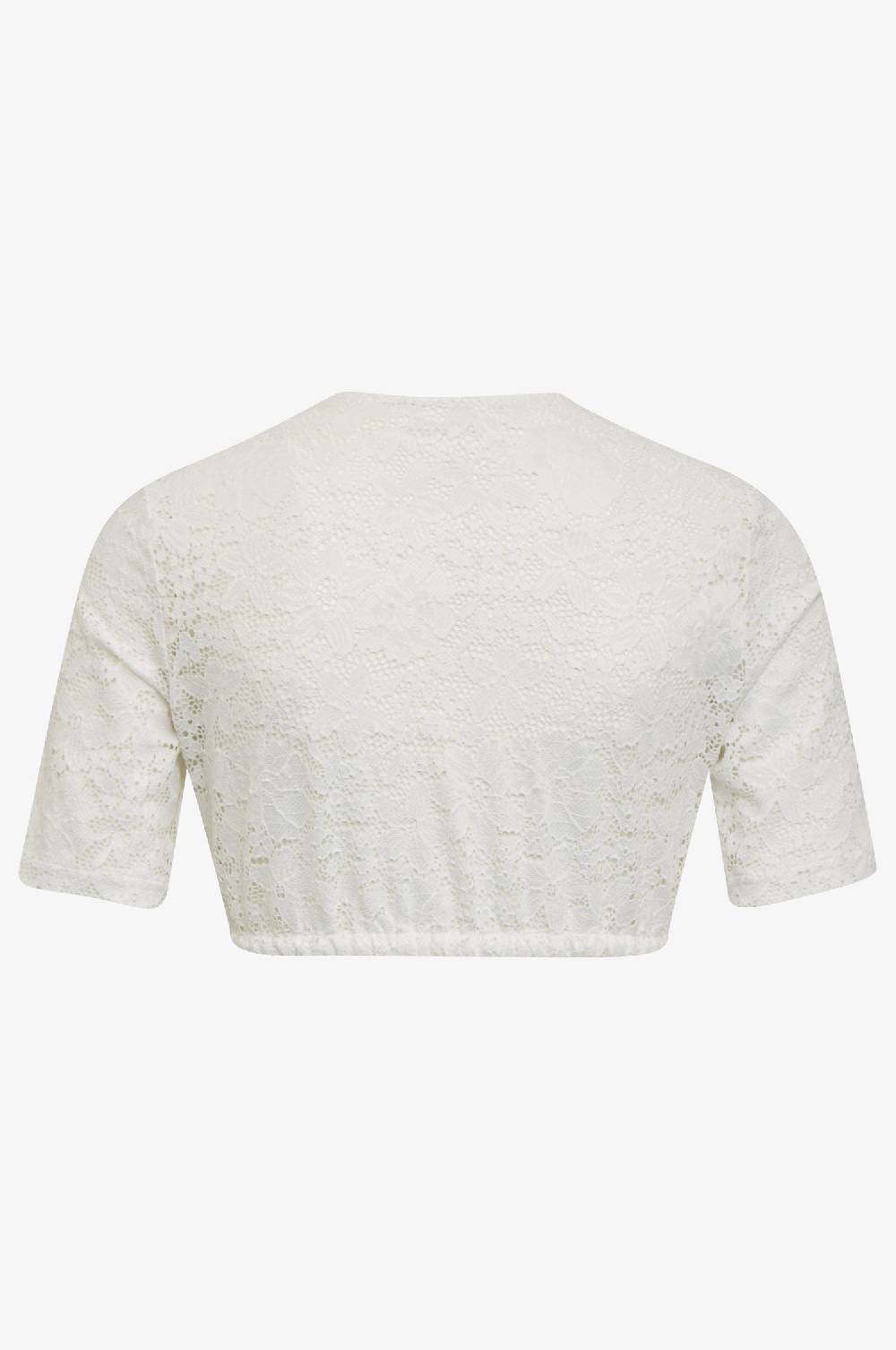 Kinga Mathe Dirndlbluse Frieda in Weiß Flash Sale