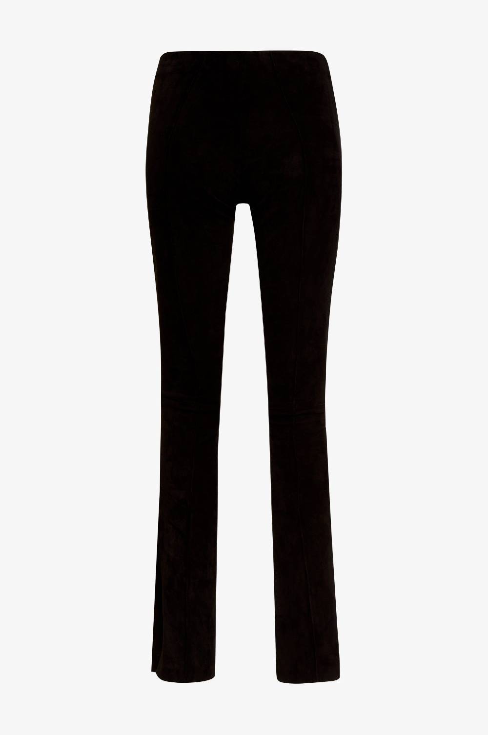 Kinga Mathe Lederhose Anouk in Schwarz Räumungsverkauf