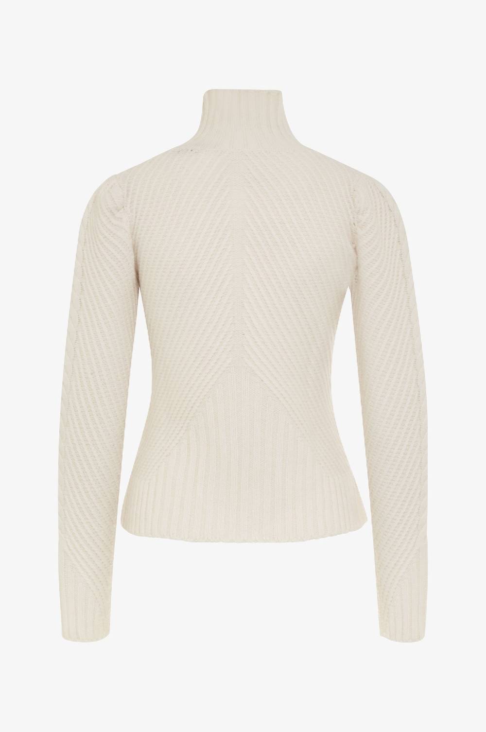 Kinga Mathe Cashmere Pullover Clara in Ivory Kostenlose Rückgabe