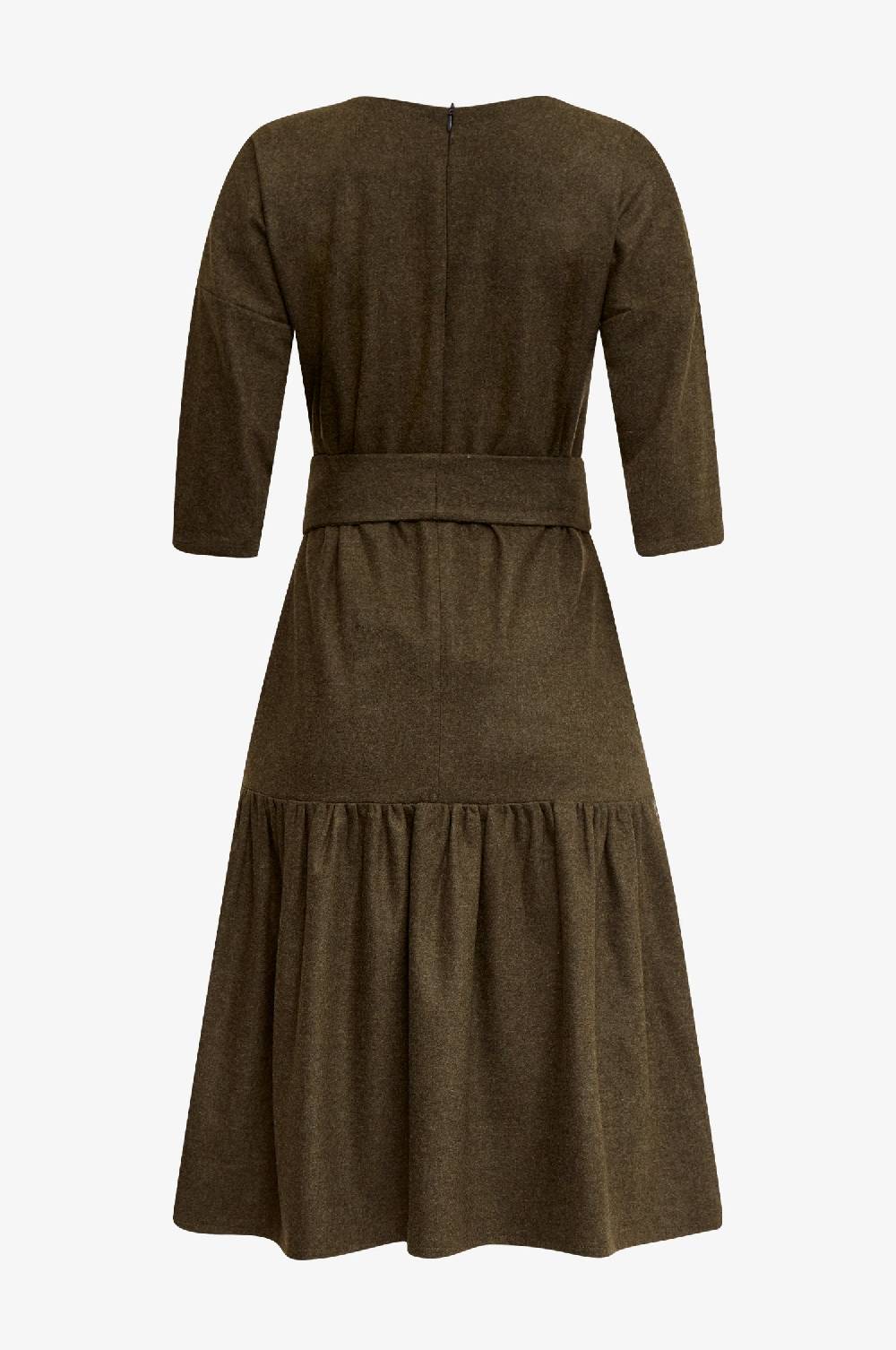 Kinga Mathe Kleid Isabella in Loden Bis zu 50% Rabatt