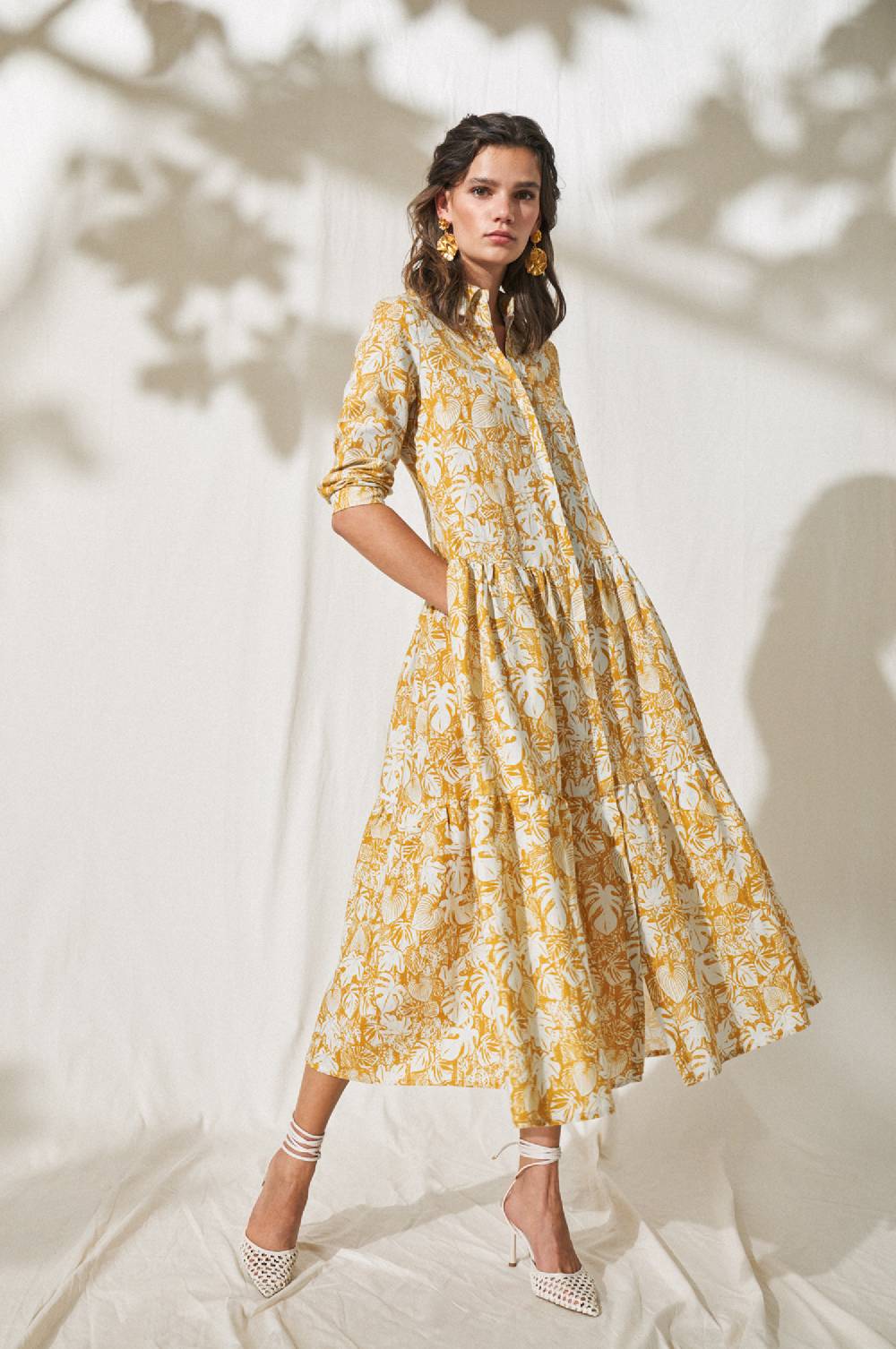 Kinga Mathe Kleid Kimi in Senf Nur noch ein Tag übrig