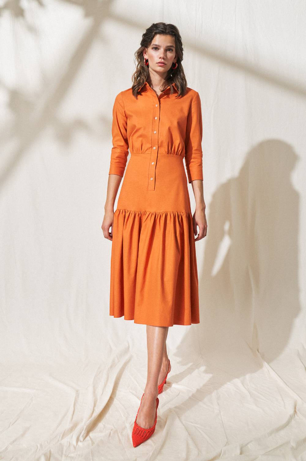 Kinga Mathe Kleid Tami in Orange Kostenloser Versand international