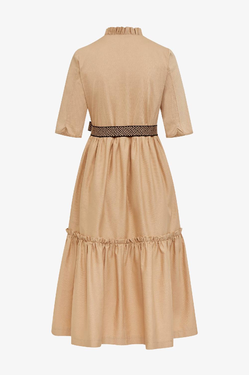 Kinga Mathe Kleid Sue in Sand Im Verkauf