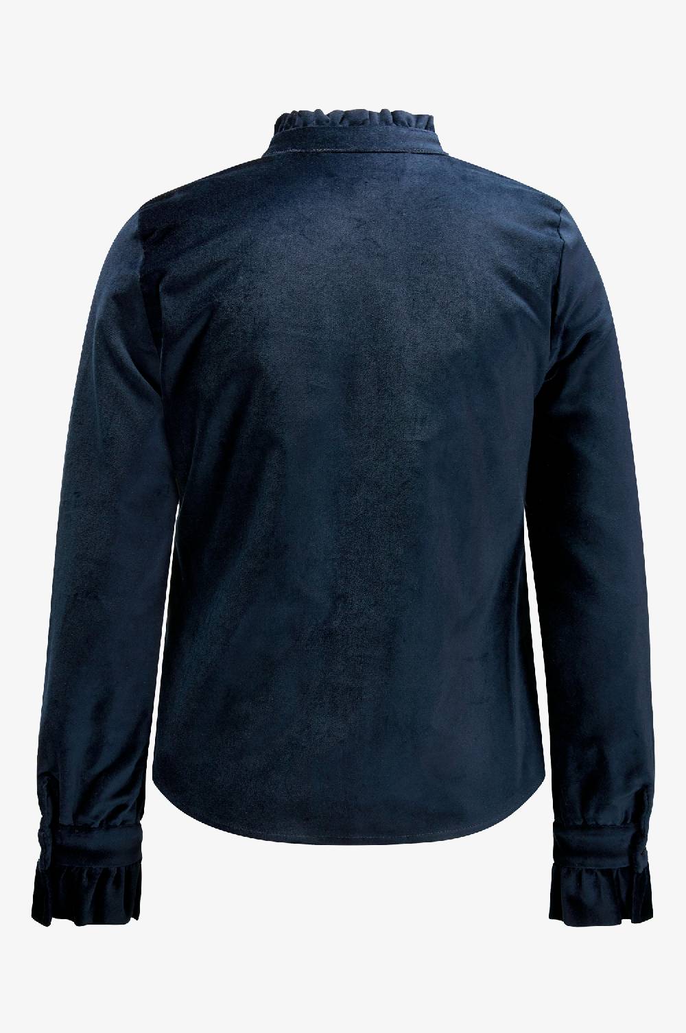 Kinga Mathe Samtbluse Lady in Nachtblau Black Friday