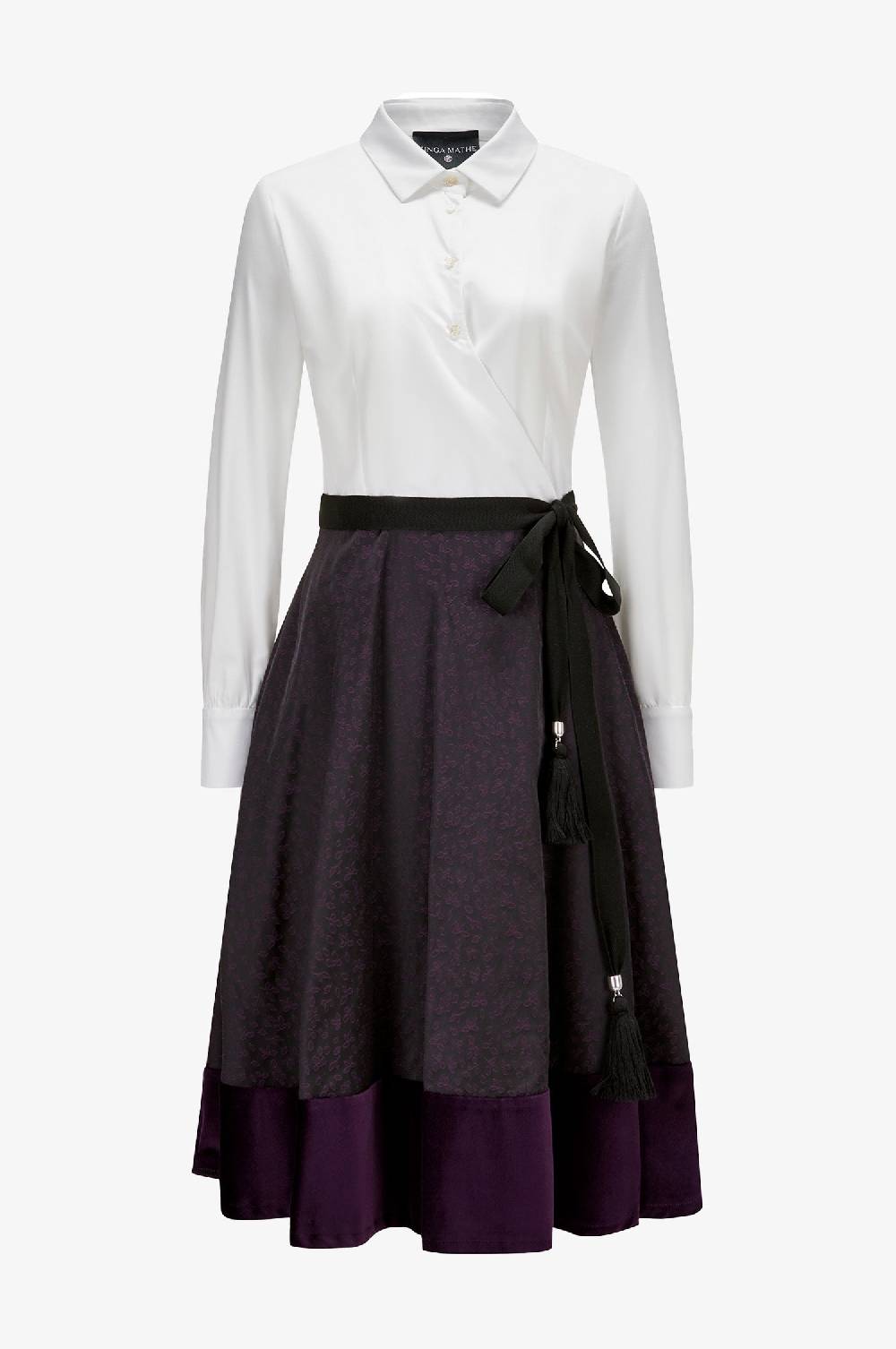 Kinga Mathe Kleid Mai in Aubergine Osterangebot