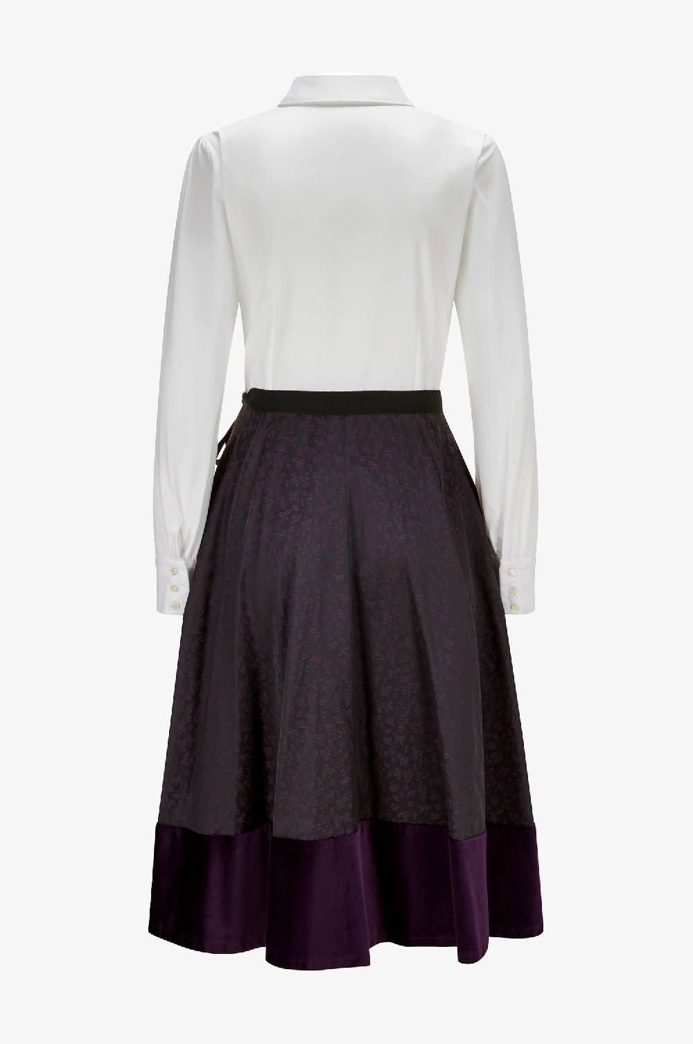 Kinga Mathe Kleid Mai in Aubergine Osterangebot