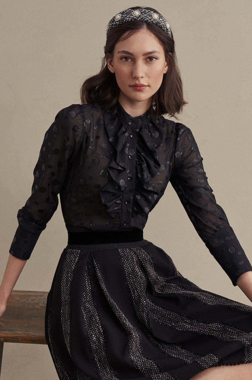 Kinga Mathe Bluse Lynn in Schwarz Online Outlet