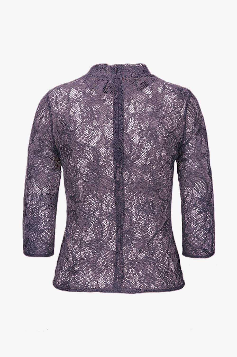 Kinga Mathe Top Lina in Aubergine Super Sparpreis