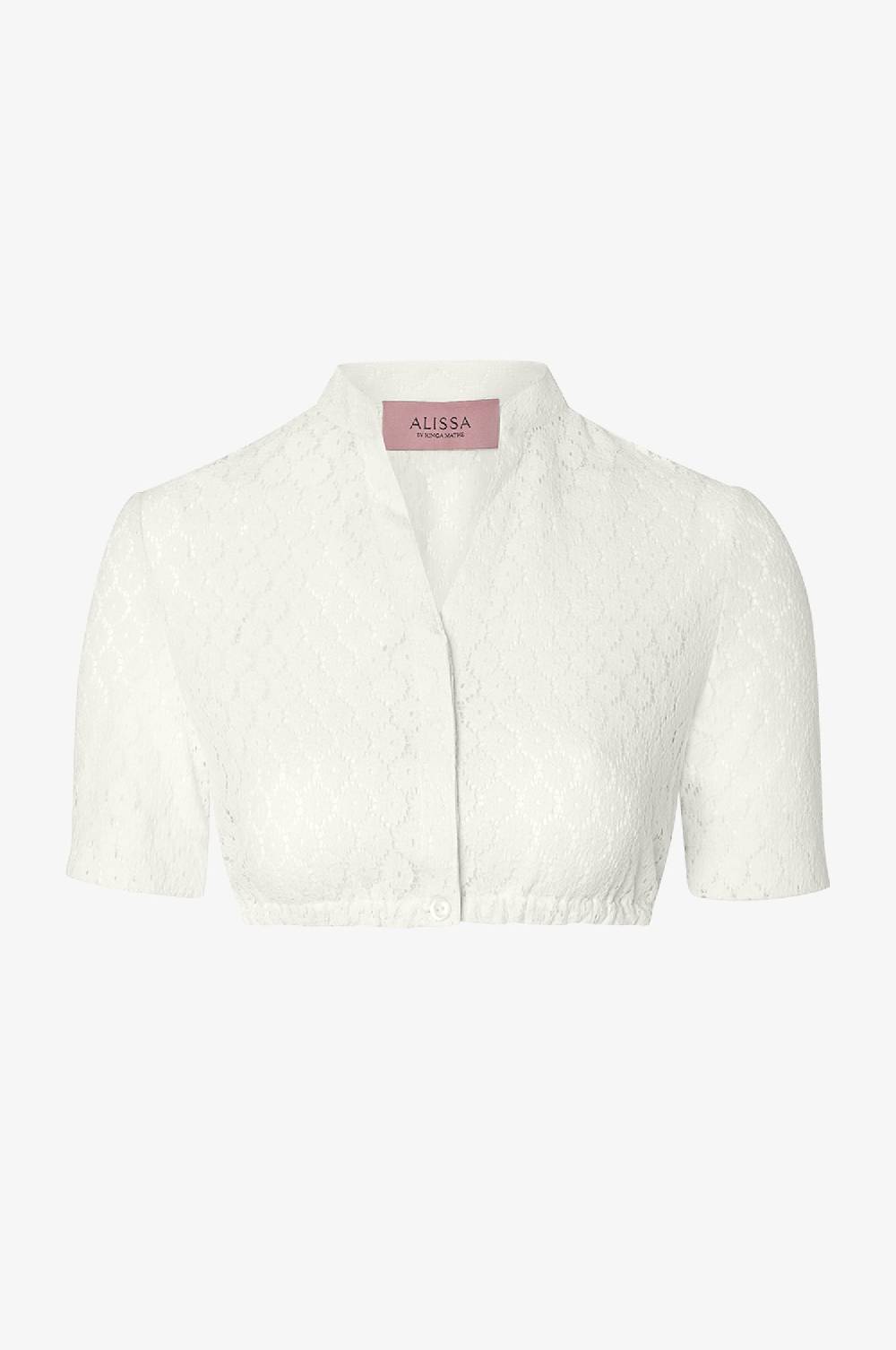 Kinga Mathe Dirndlbluse Suri in Ivory