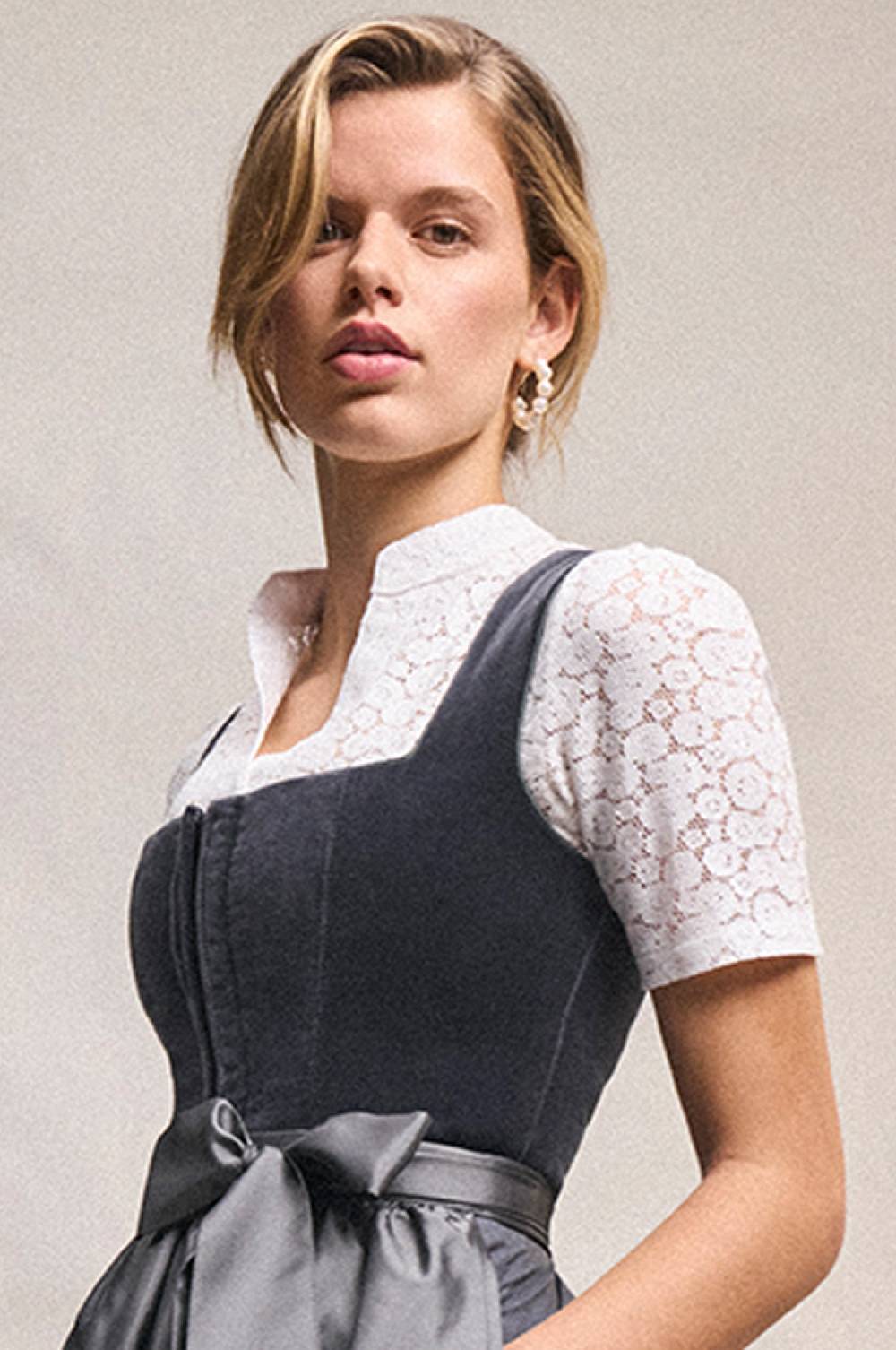 Kinga Mathe Dirndlbluse Suri in Ivory Letzte 2 Tage