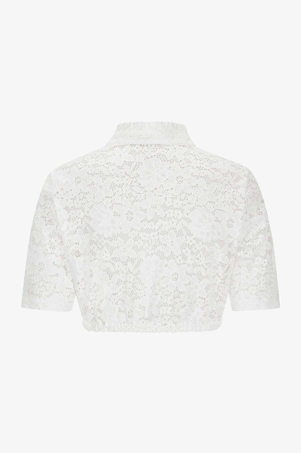 Kinga Mathe Bluse Gina in Cremeweiß mit Arm Discount Store für neue Produkte