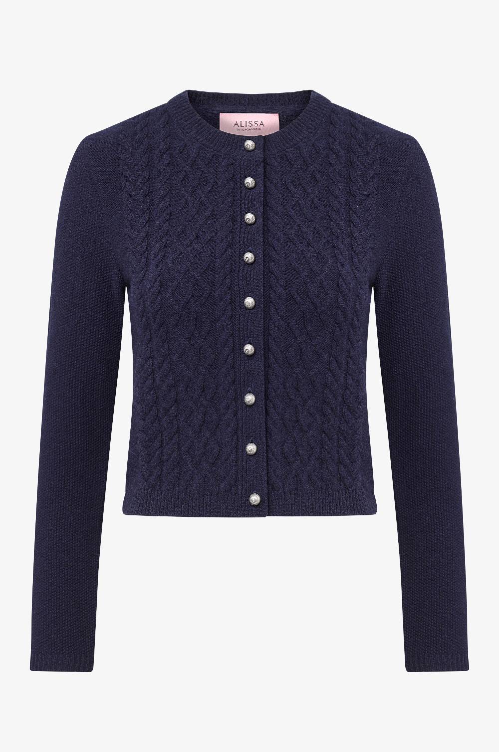 Kinga Mathe Strickjacke Alissa in Nachtblau Begrenzt auf 3 Tage