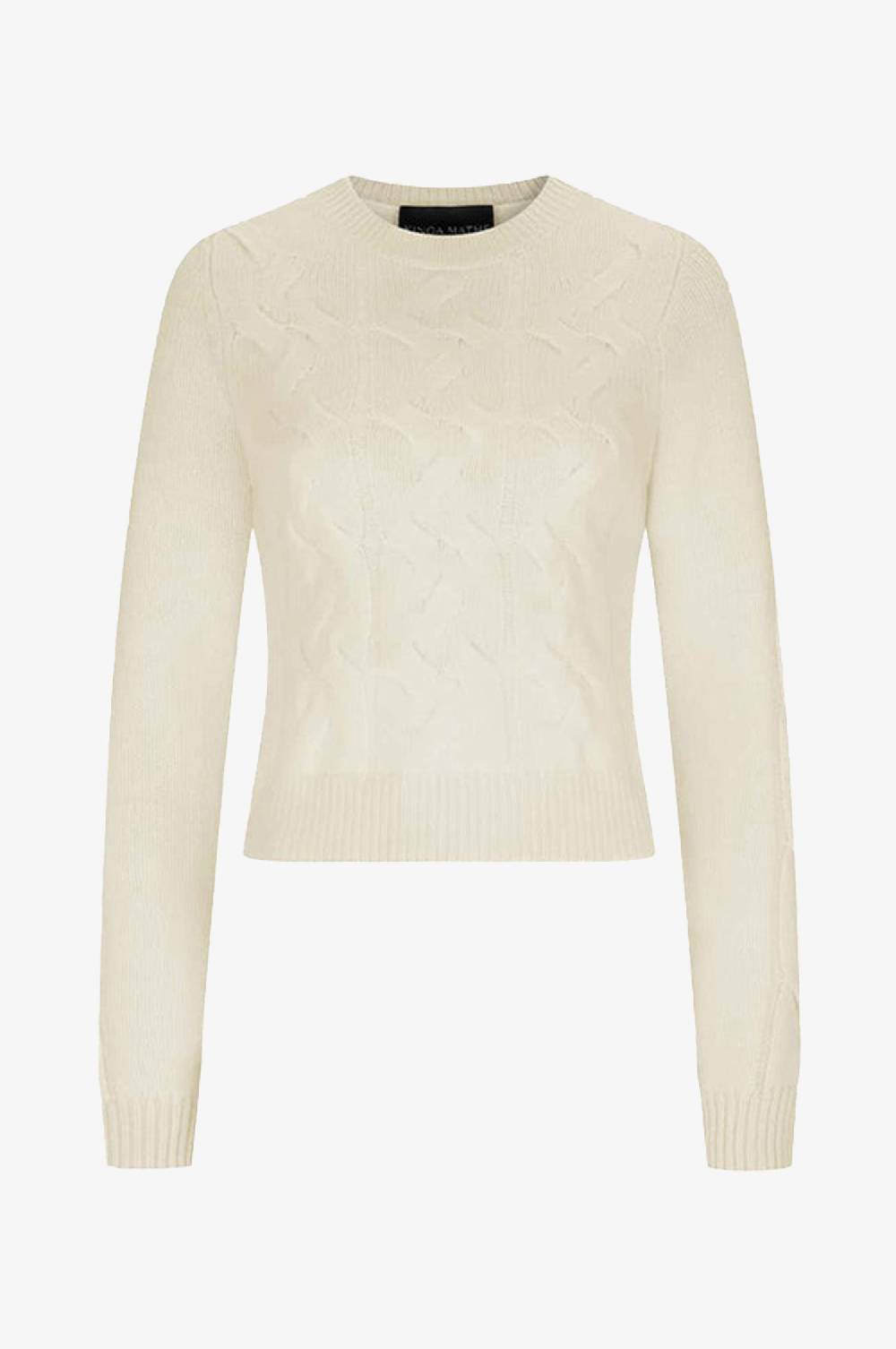 Kinga Mathe Cashmere Pullover Elena in Ivory Outlet