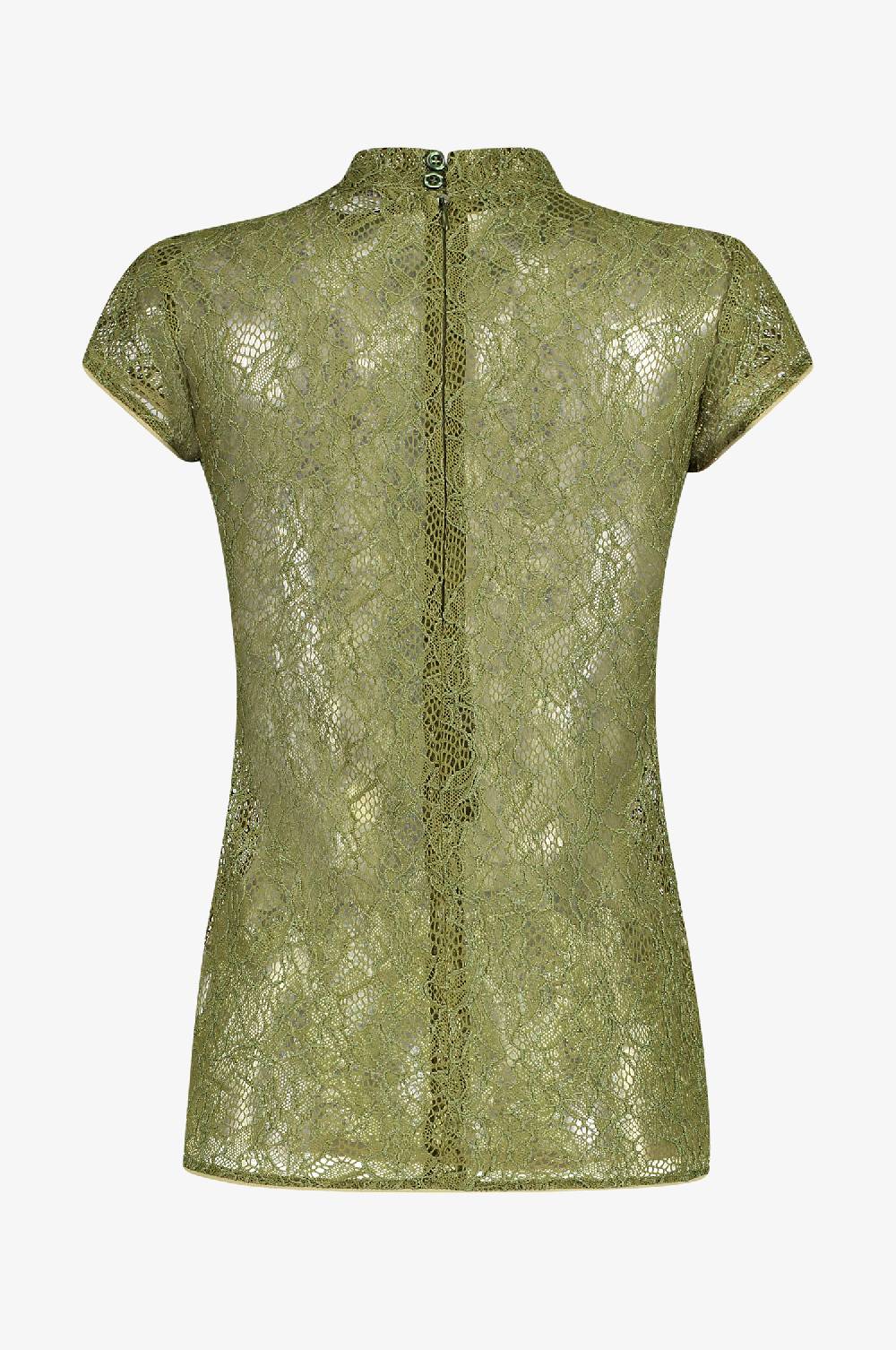 Kinga Mathe Top Charlotte in Olive Versandkostenfrei
